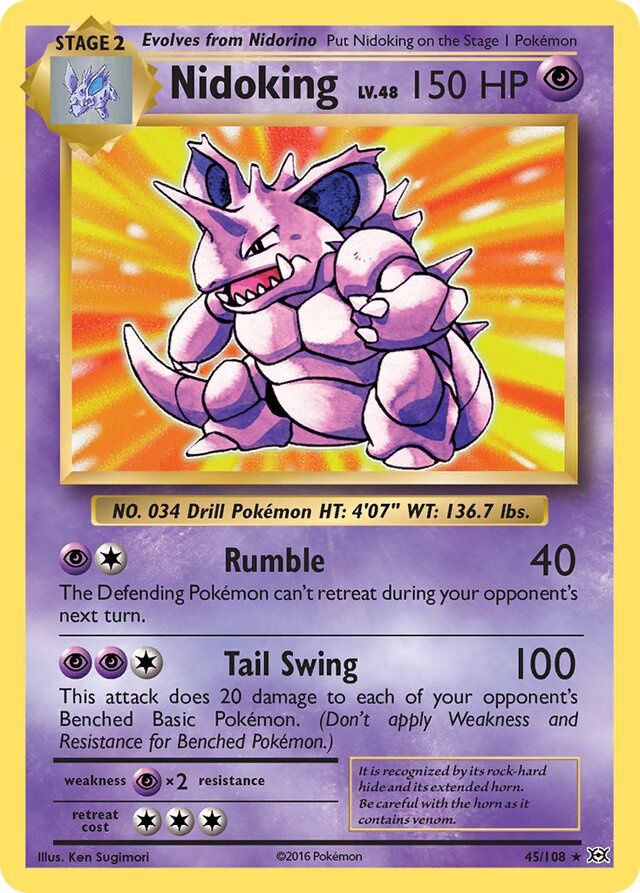 Nidoking - XY Evolutions 45/108