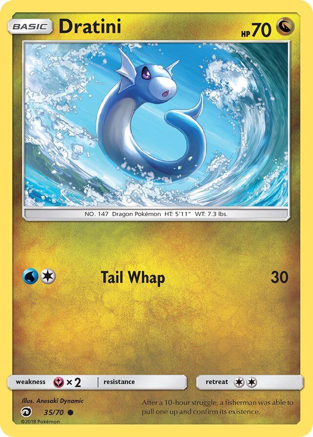 Dratini - Sun &amp; Moon Dragon majesty 35/70, Fini: Unlimited