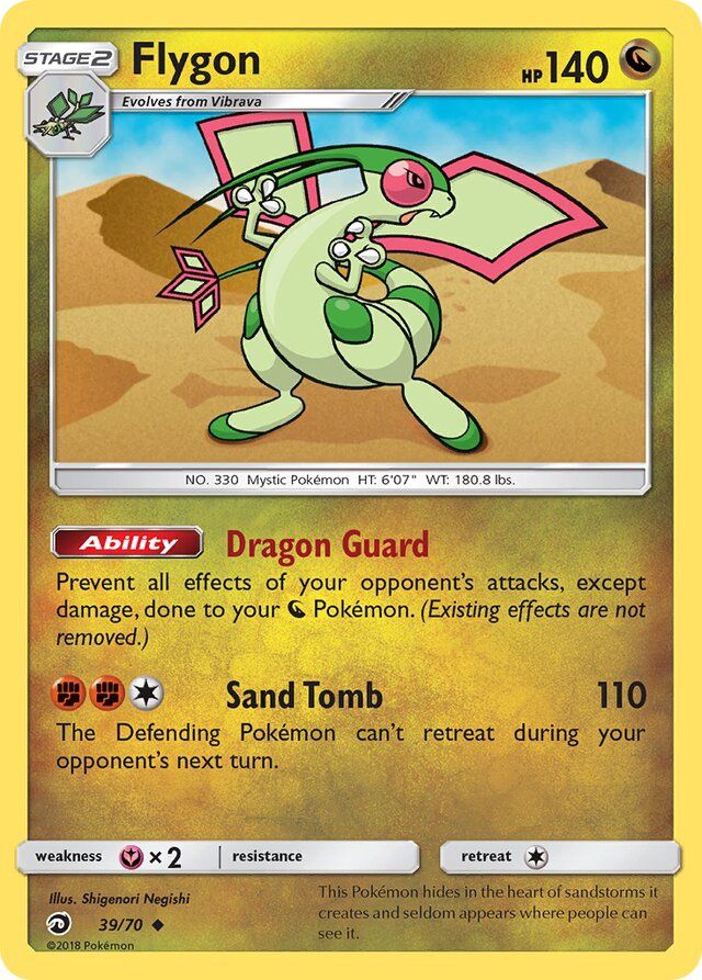 Flygon - Sun &amp; Moon Dragon majesty 39/70, Fini: Unlimited