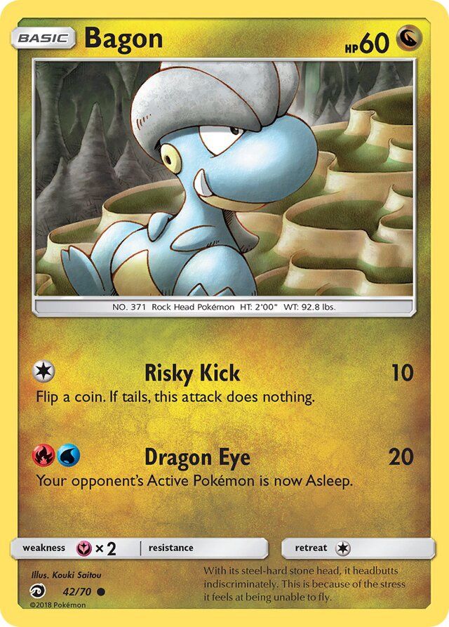 Bagon - Sun &amp; Moon Dragon majesty 42/70, Fini: Unlimited