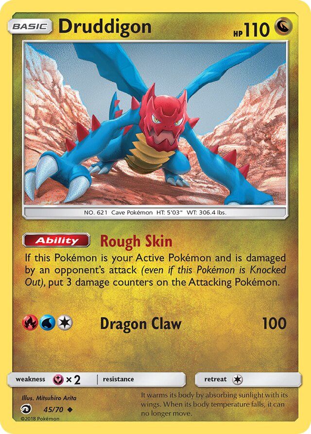 Druddigon - Sun &amp; Moon Dragon majesty 45/70, Fini: Unlimited