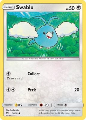 Swablu - Sun &amp; Moon Dragon majesty 56/70