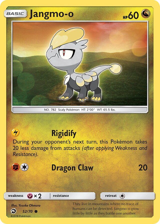 Jangmo-o - Sun &amp; Moon Dragon majesty 52/70, Fini: Unlimited
