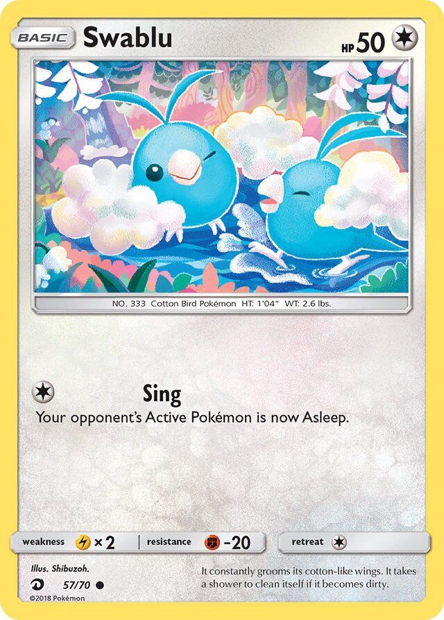 Swablu - Sun &amp; Moon Dragon majesty 57/70, Fini: Unlimited