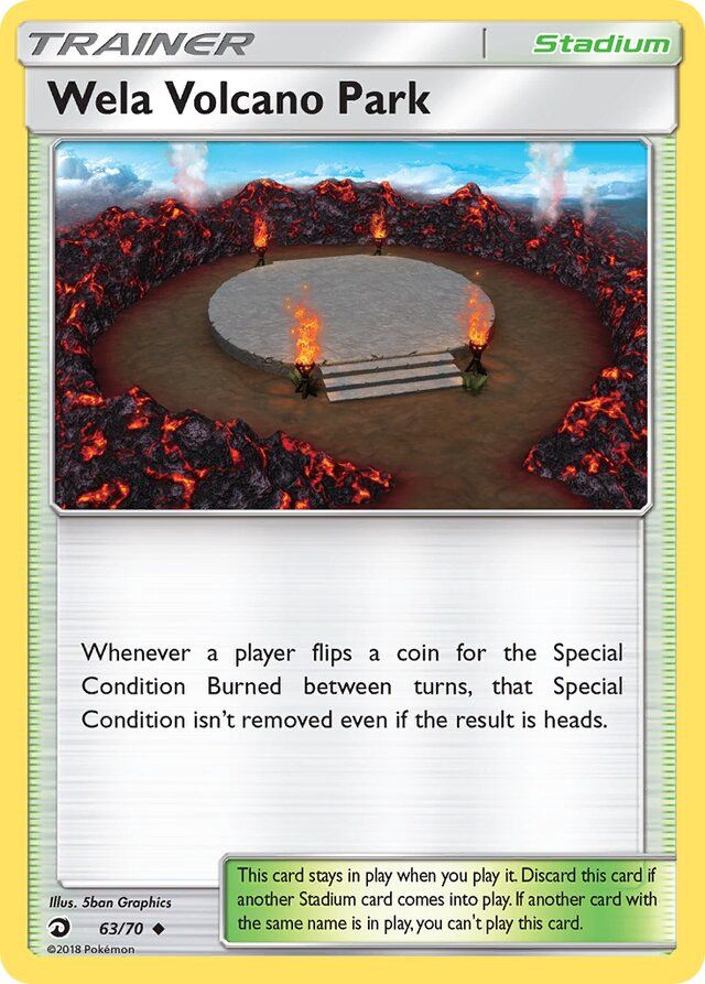 Trainer Wela Volcano park - Sun &amp; Moon Dragon majesty 63/70, Fini: Unlimited