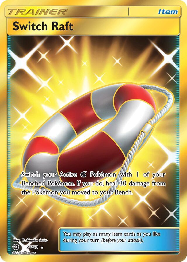 Trainer Switch raft - Sun &amp; Moon Dragon majesty 77/70, Fini: Holofoil