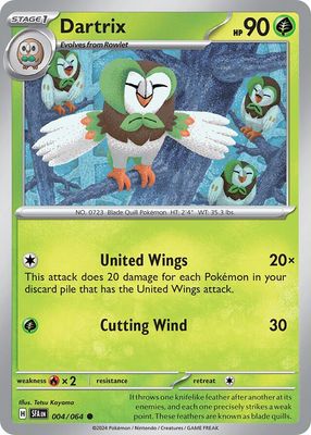 Dartrix - Scarlet &amp; Violet Shrouded fable 004/064