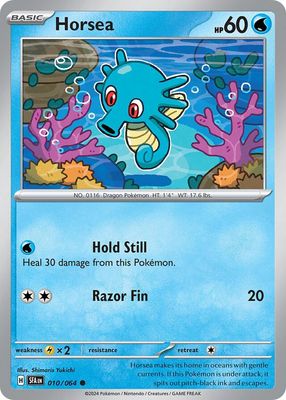 Horsea - Scarlet &amp; Violet Shrouded fable 010/064