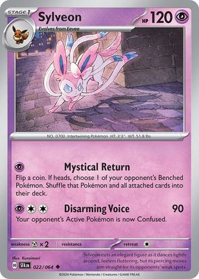 Sylveon - Scarlet &amp; Violet Shrouded fable 022/064
