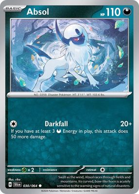Absol - Scarlet &amp; Violet Shrouded fable 030/064