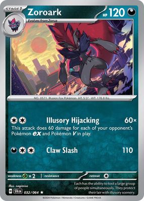 Zoroark - Scarlet &amp; Violet Shrouded fable 032/064