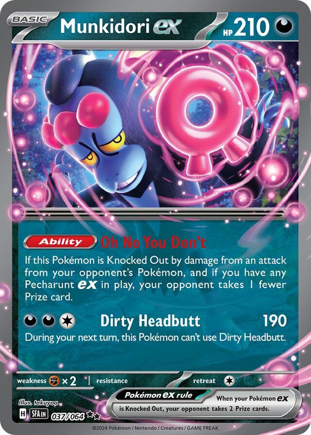 Munkidori EX - Scarlet &amp; Violet Shrouded fable 037/064, Fini: Holofoil