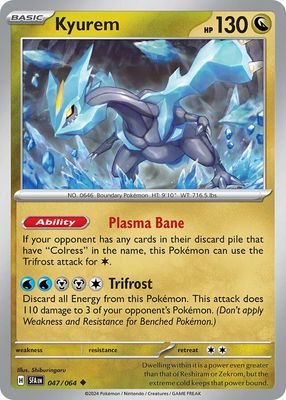 Kyurem - Scarlet &amp; Violet Shrouded fable 047/064