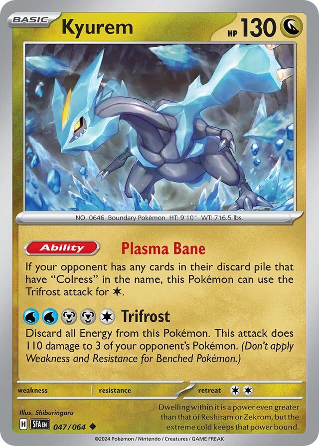 Kyurem - Scarlet &amp; Violet Shrouded fable 047/064, Fini: Unlimited