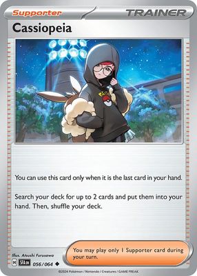 Trainer Cassiopeia - Scarlet &amp; Violet Shrouded fable 056/064