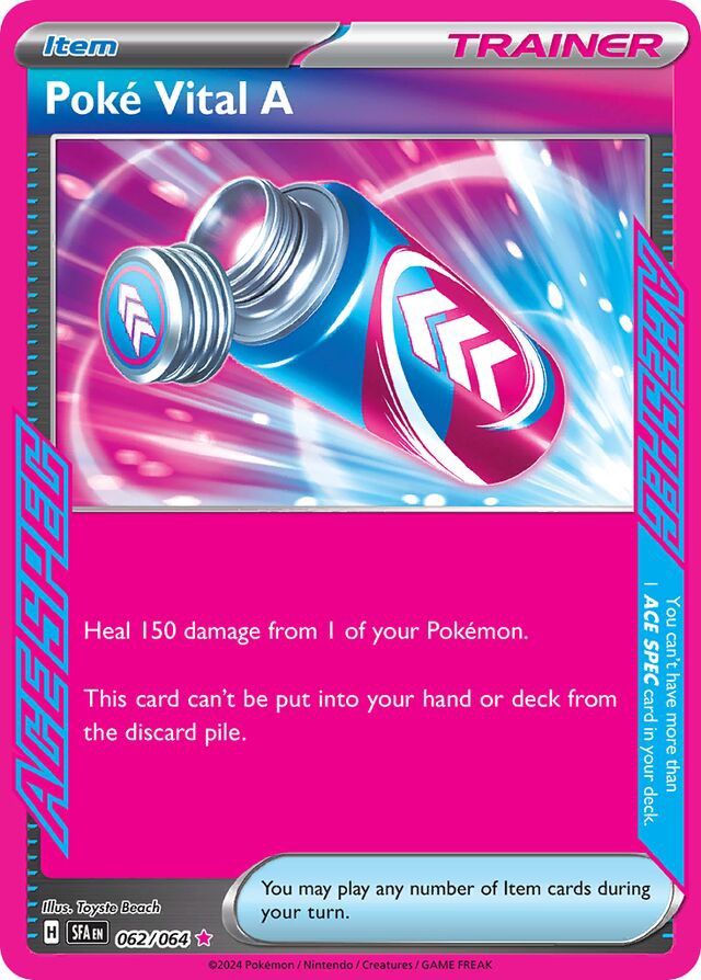 Trainer Poke vital A - Scarlet &amp; Violet Shrouded fable 062/064, Fini: Holofoil