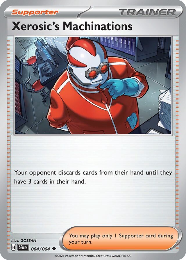 Trainer Xerosic&#39;s machinations - Scarlet &amp; Violet Shrouded fable 064/064, Fini: Unlimited