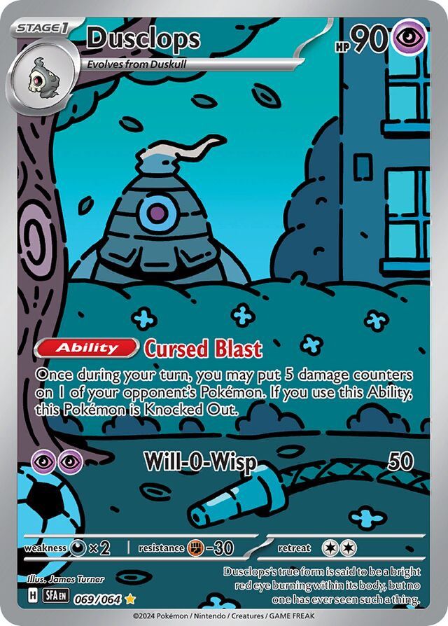 Dusclops - Scarlet &amp; Violet Shrouded fable 069/064, Fini: Holofoil