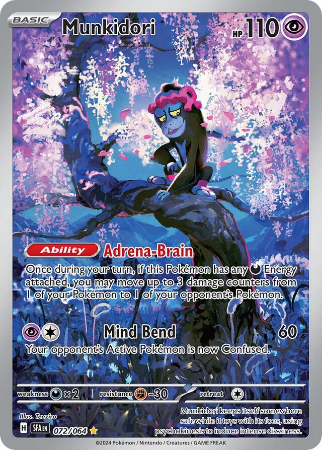 Munkidori - Scarlet &amp; Violet Shrouded fable 072/064, Fini: Holofoil