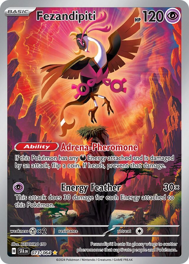 Fezandipiti - Scarlet &amp; Violet Shrouded fable 073/064, Fini: Holofoil