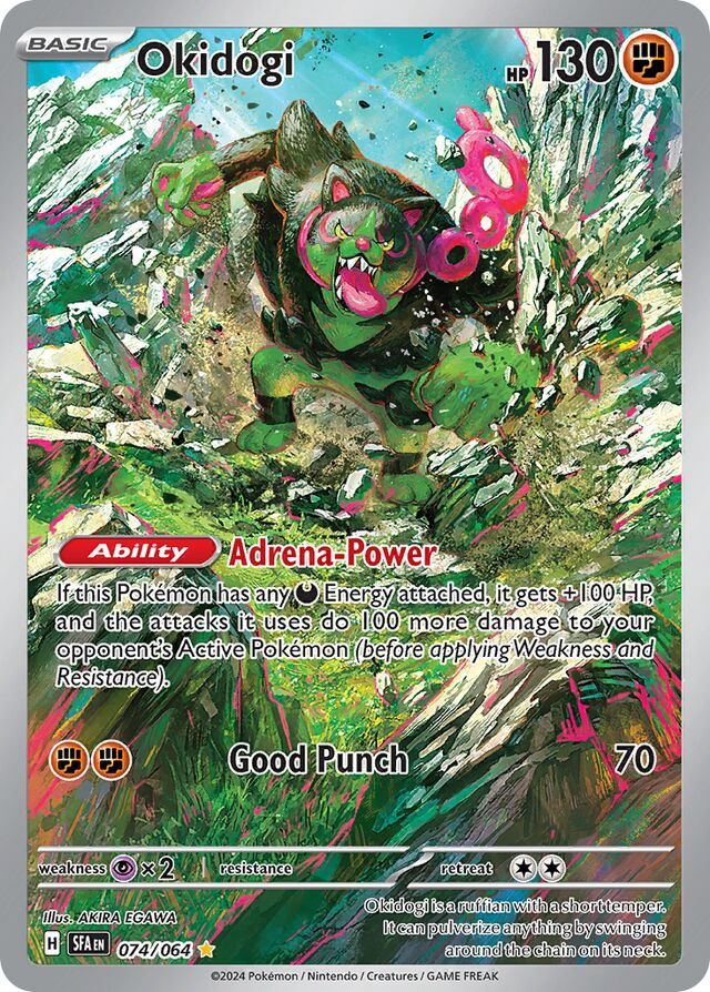 Okidogi - Scarlet &amp; Violet Shrouded fable 074/064, Fini: Holofoil