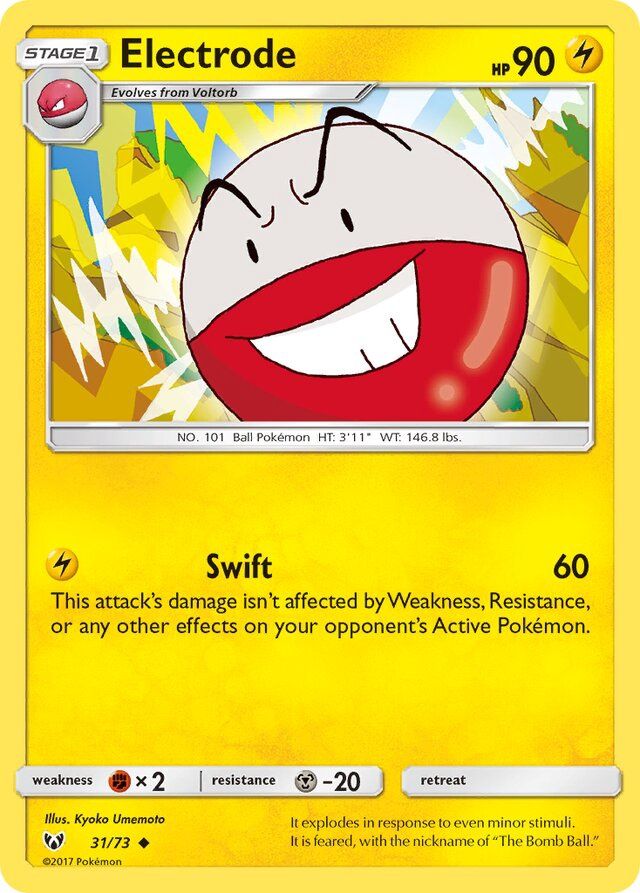 Electrode - Sun &amp; Moon Shining legends 31/73, Fini: Unlimited