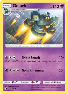 Golurk - Sun &amp; Moon Shining legends 44/73