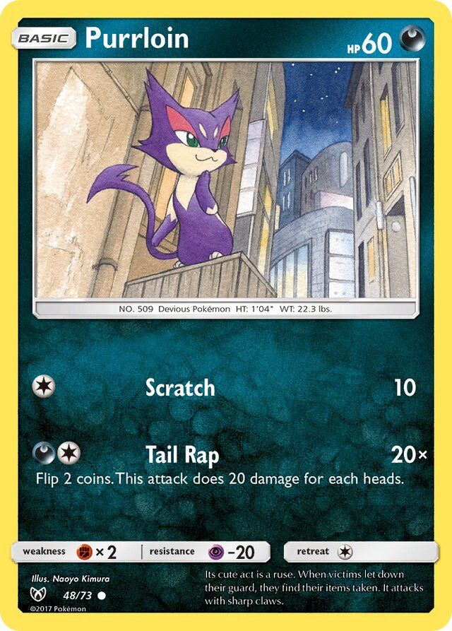 Purrloin - Sun &amp; Moon Shining legends 48/73, Fini: Unlimited