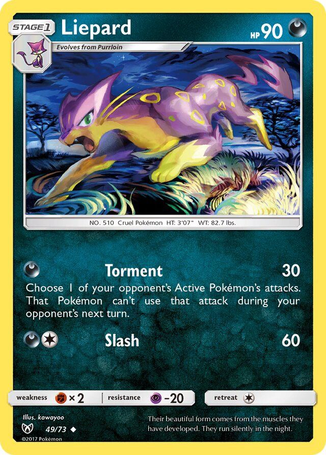 Liepard - Sun &amp; Moon Shining legends 49/73, Fini: Unlimited