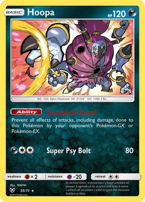Hoopa - Sun &amp; Moon Shining legends 55/73