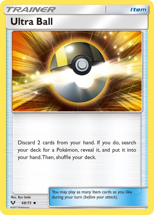 Trainer Ultra ball - Sun &amp; Moon Shining legends 68/73, Fini: Unlimited