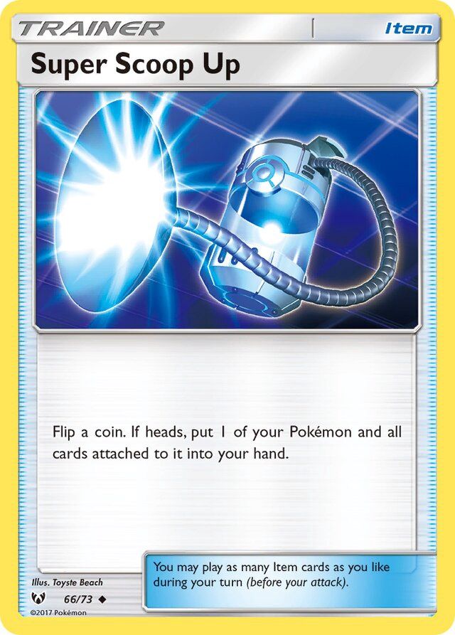Trainer Super scoop up - Sun &amp; Moon Shining legends 66/73, Fini: Unlimited