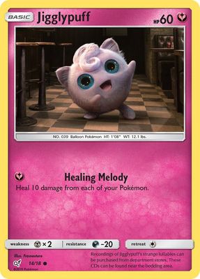 Jigglypuff - Sun &amp; Moon Detective Pikachu 14/18