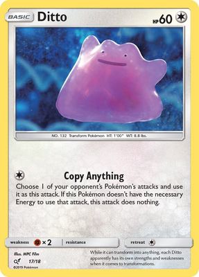 Ditto - Sun &amp; Moon Detective Pikachu 17/18