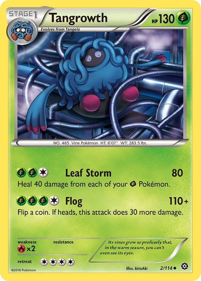 Tangrowth - XY Steam siege 2/114, Fini: Unlimited