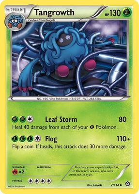 Tangrowth - XY Steam siege 2/114