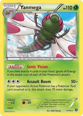 Yanmega - XY Steam siege 7/114
