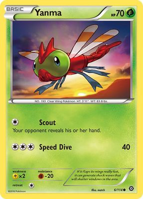 Yanma - XY Steam siege 6/114