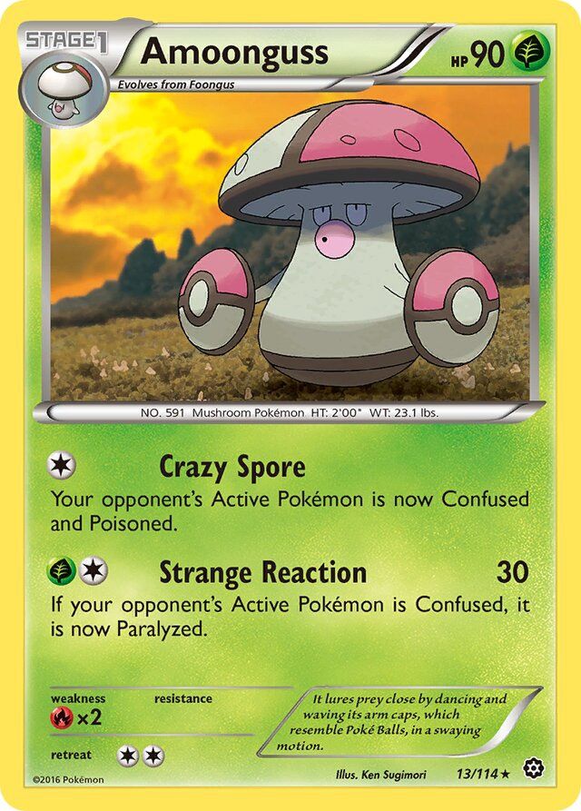 Amoongus - XY Steam siege 13/114, Fini: Unlimited