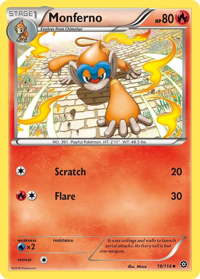 Monferno - XY Steam siege 19/114, Fini: Unlimited