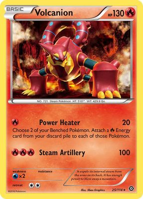 Volcanion - XY Steam siege 25/114