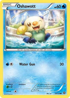 Oshawott - XY Steam siege 30/114