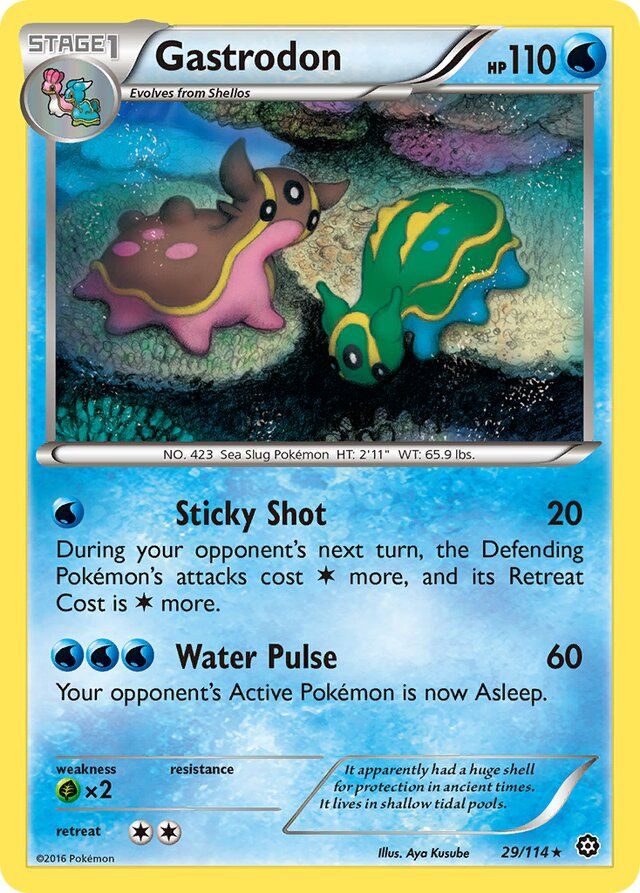 Gastrodon - XY Steam siege 29/114, Fini: Unlimited