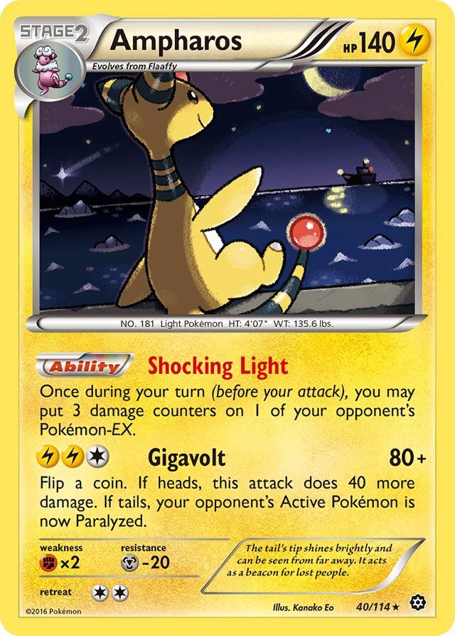 Ampharos - XY Steam siege 40/114, Fini: Unlimited