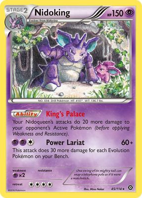 Nidoking - XY Steam siege 45/114