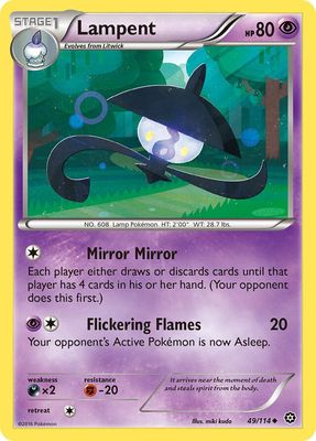 Lampent - XY Steam siege 49/114