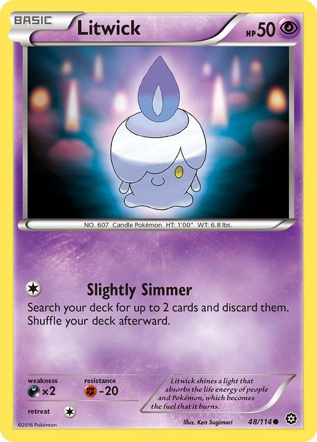 Litwick - XY Steam siege 48/114, Fini: Unlimited