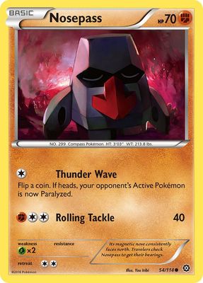 Nosepass - XY Steam siege 54/114
