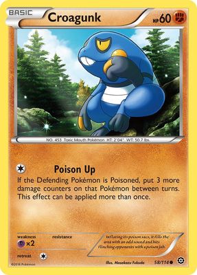 Croagunk - XY Steam siege 58/114