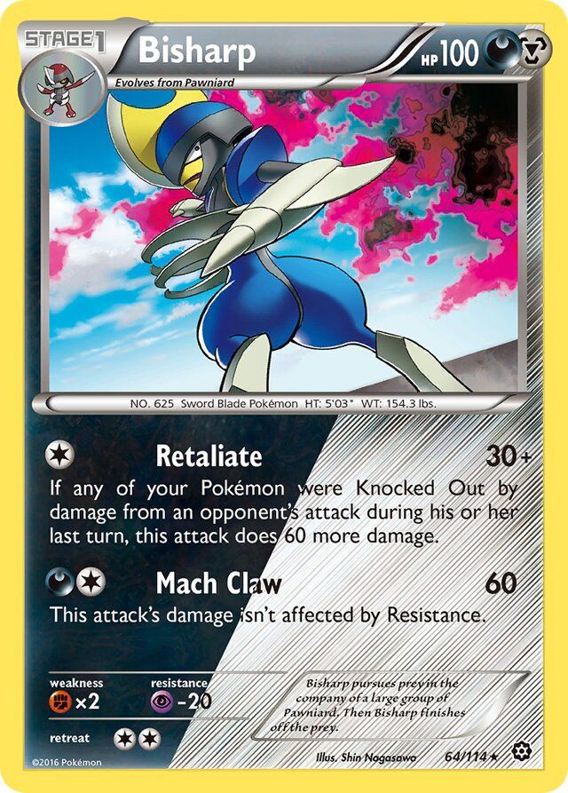 Bisharp - XY Steam siege 64/114, Fini: Unlimited